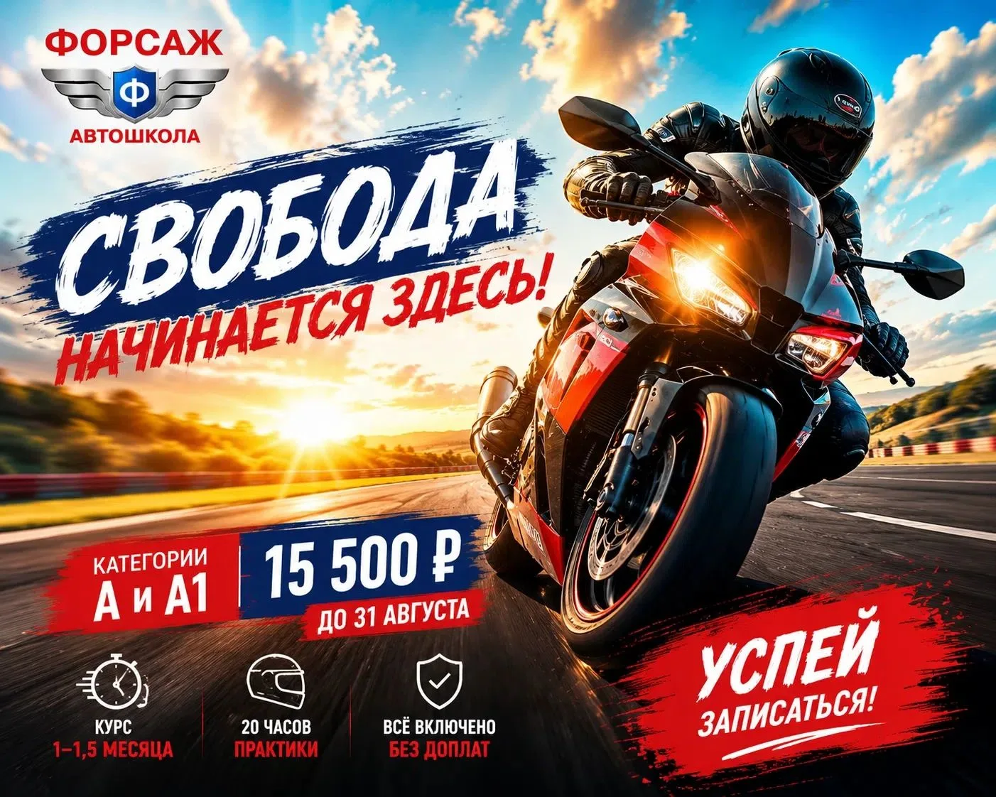 🏍 Всё ещё думаете, стоит ли открывать категорию А?