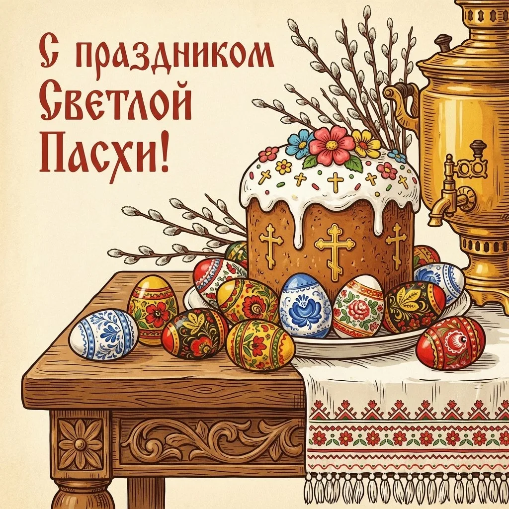 С Праздником Светлой Пасхи!