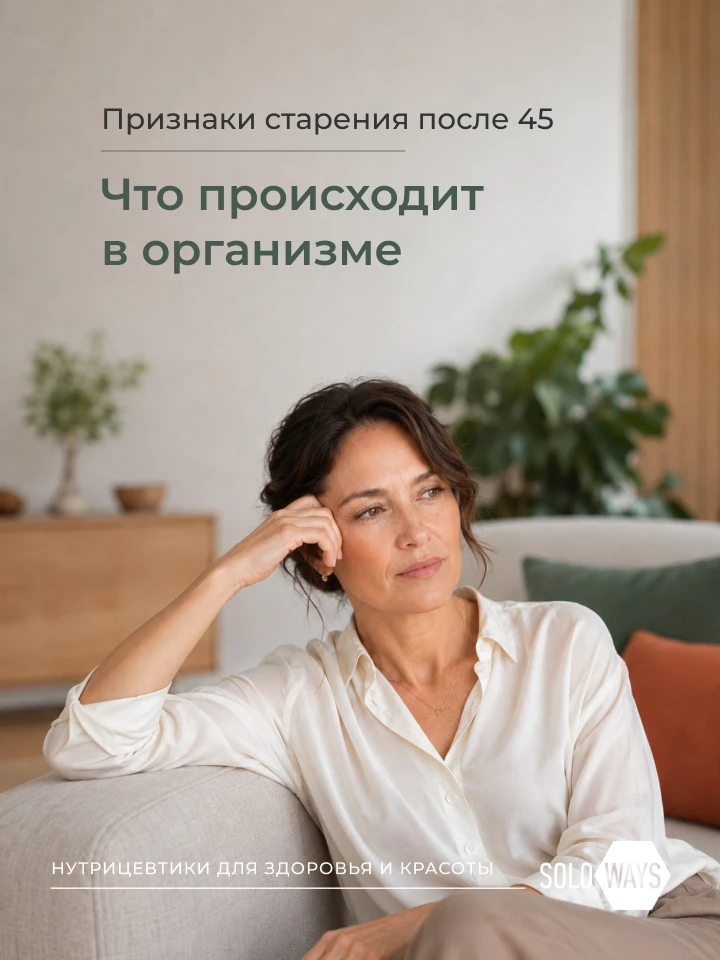 Три причины, почему ускоряется старение после 40