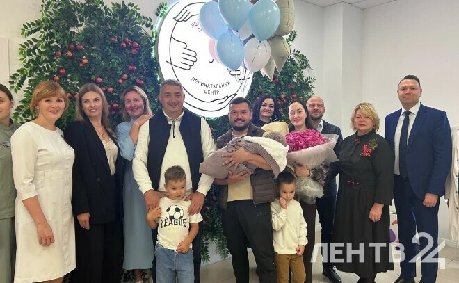 В перинатальном центре в Гатчине родился 25-тысячный ребенок с момента открытия