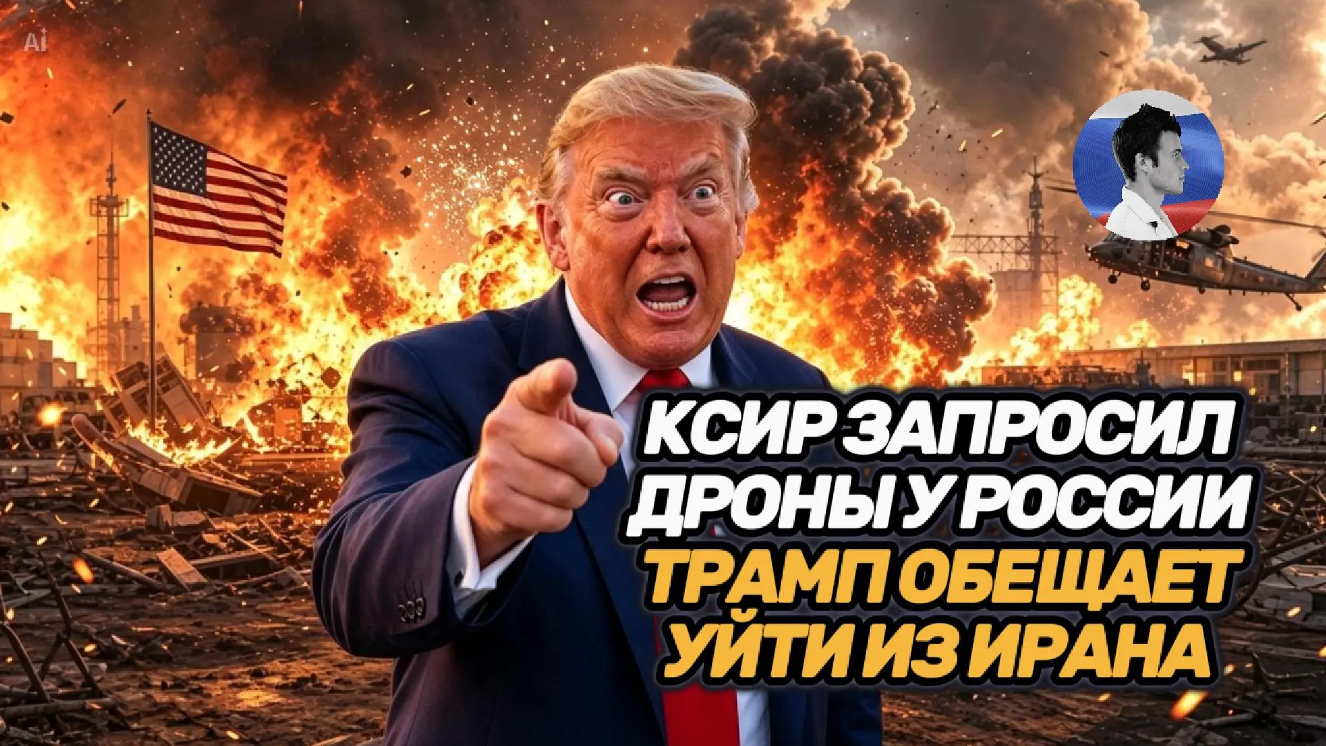 КСИР запросил реактивные дроны у России. Трамп обещает уйти из Ирана