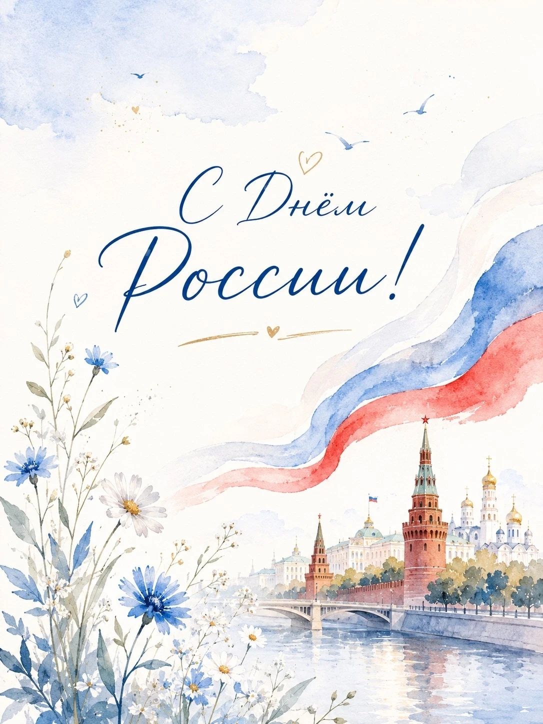 С ПРАЗДНИКОМ, ДОРОГИЕ РОССИЯНЕ! 🇷🇺