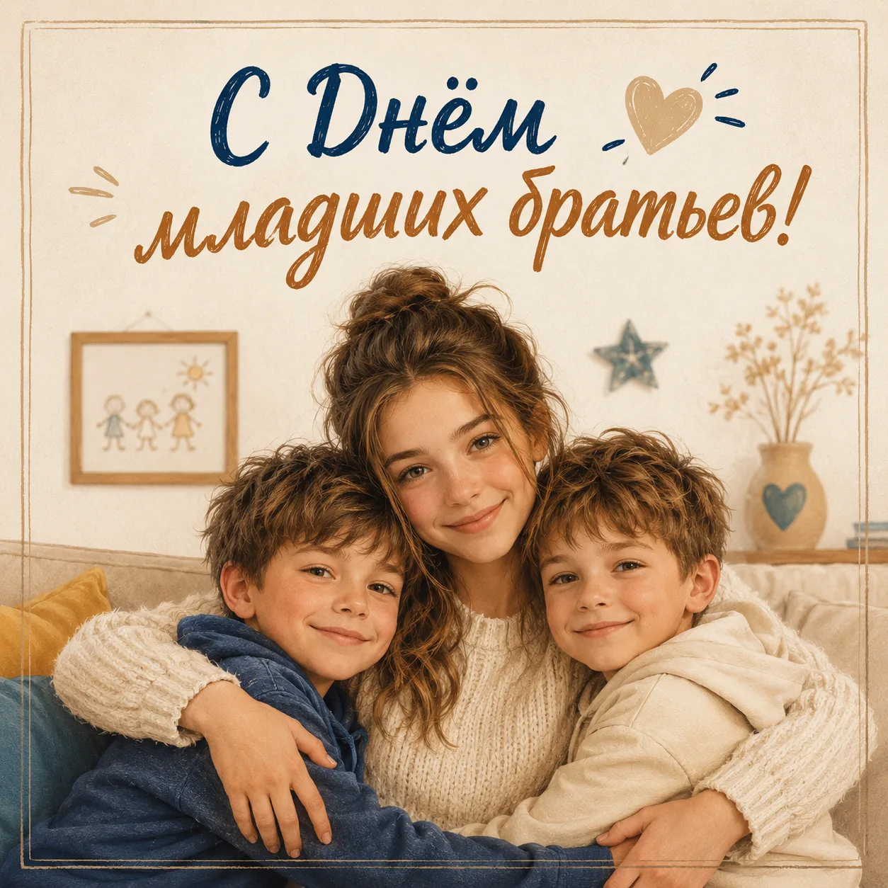 С Днём младших братьев! 💫

💌 Открытки в МАХ – Подписаться