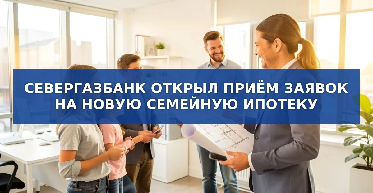 Новые условия семейной ипотеки от Севергазбанка