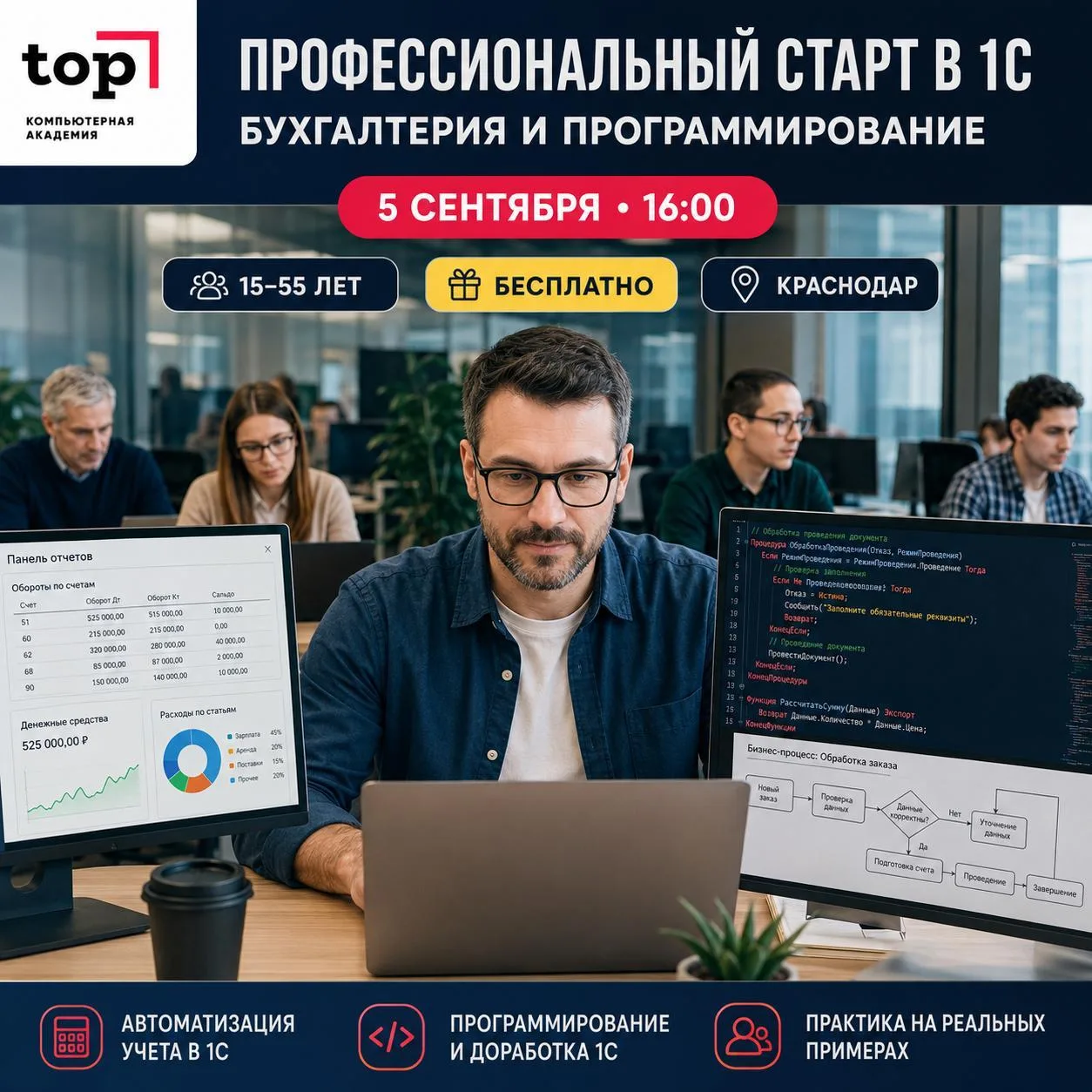 Менять профессию страшно не из-за возраста. Страшно потратить месяцы на обучение и поня...