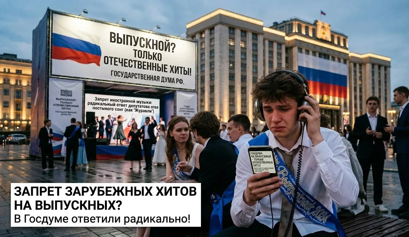 Запрет зарубежных хитов на выпускных? В Госдуме ответили радикально! 😮