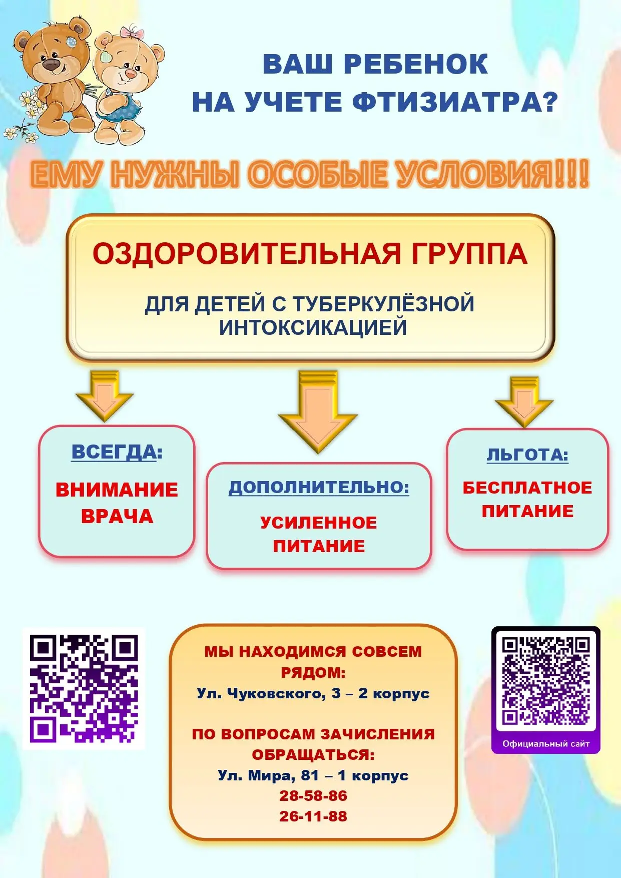 🌟 Оздоровительная группа для детей с туберкулёзной интоксикацией: заботимся о самом ва...
