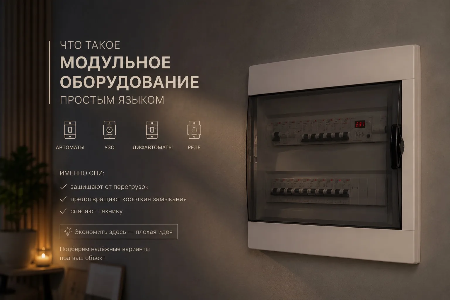 Что скрывается внутри электрощита? ⚡
