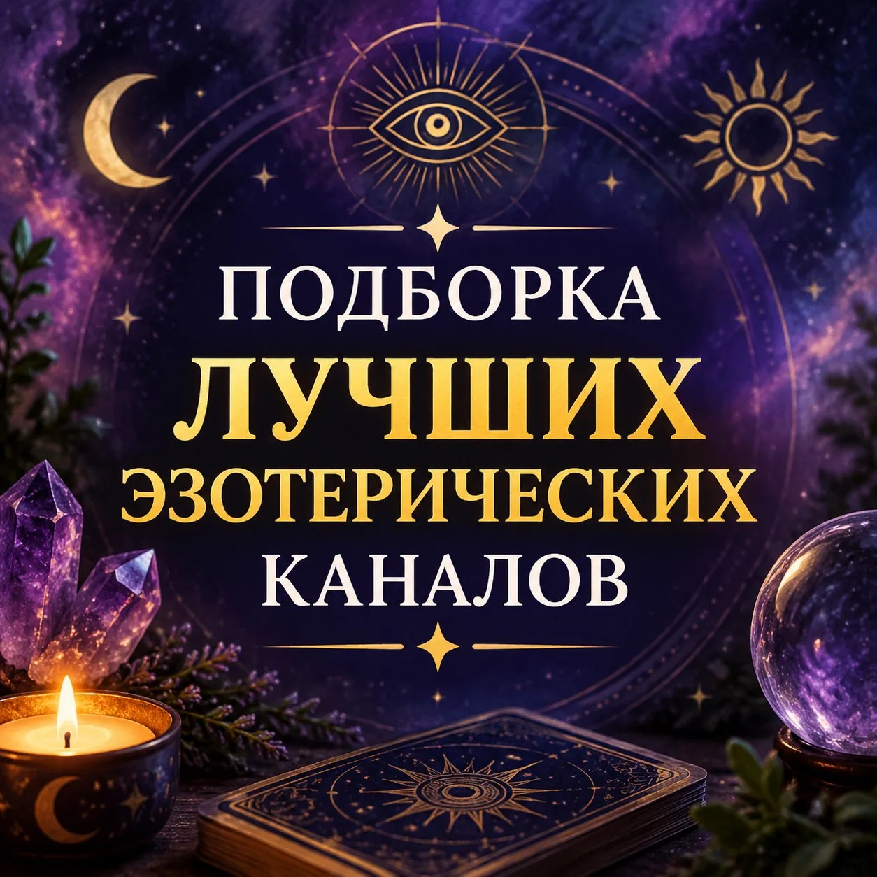 🔮 Портал в мир тайн, карт и подсказок Вселенной. Подборка лучших эзотерических каналов...