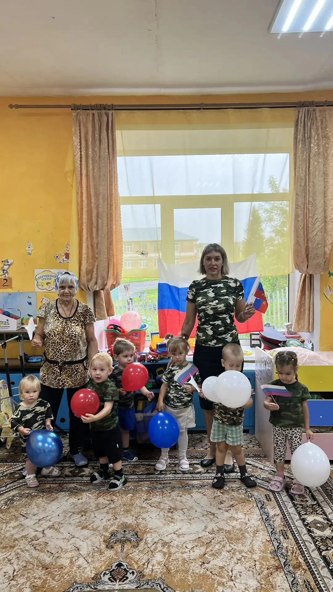 🇷🇺 Наш детский сад присоединился к Всероссийской акции «Цвета Родины»!