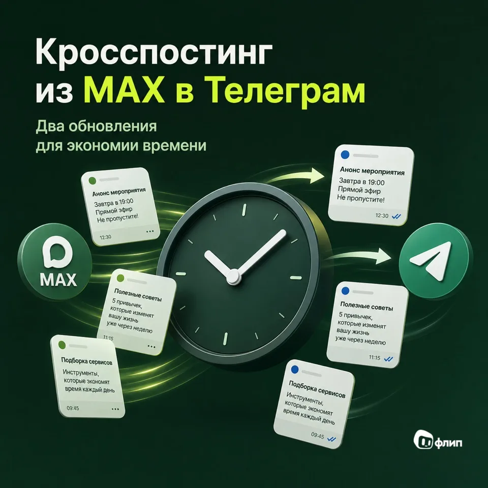 🔄 Кросспостинг теперь работает в обе стороны

Раньше можно было автоматически отправлять посты из T