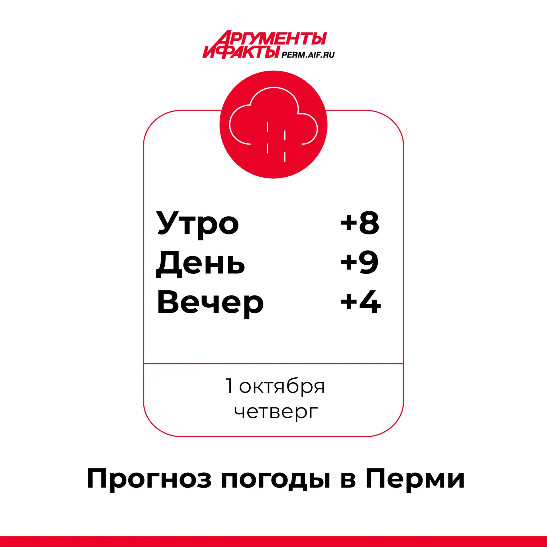 А что, сентябрь уже закончился? Пермяки, с добрым утром!