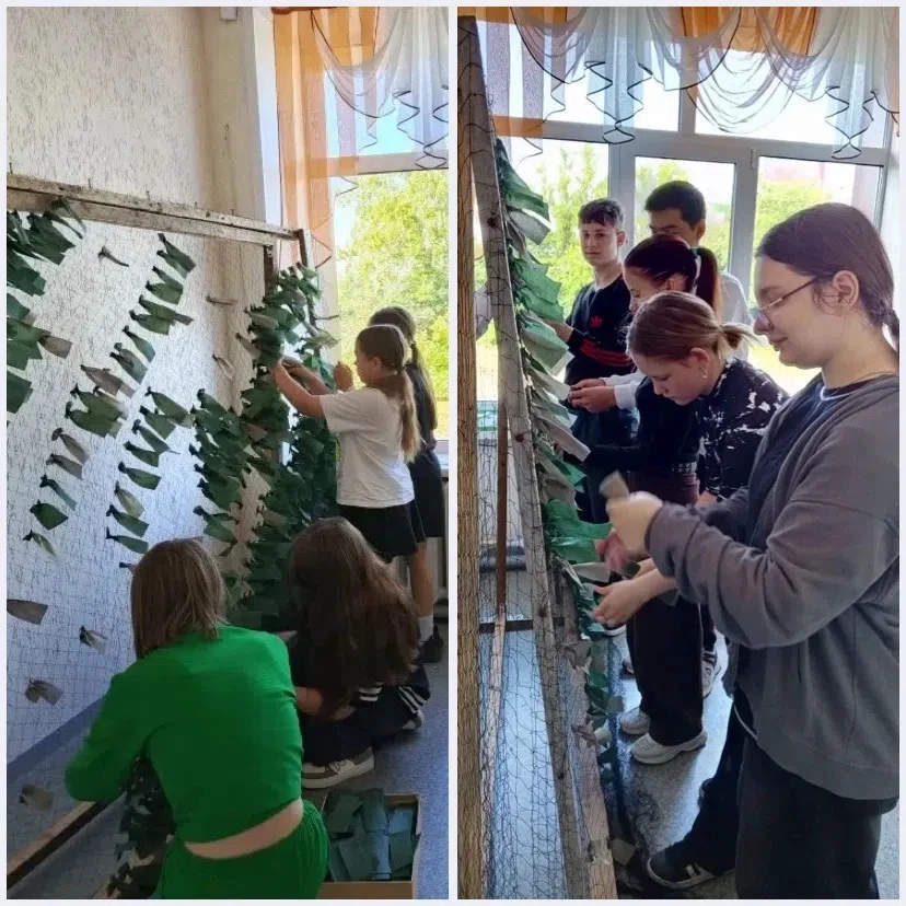 👉КАНИКУЛЫ С ПОЛЬЗОЙ👈 

🇷🇺 Учащиеся и сотрудники школы принимают участие в изготовлении сетей, ко