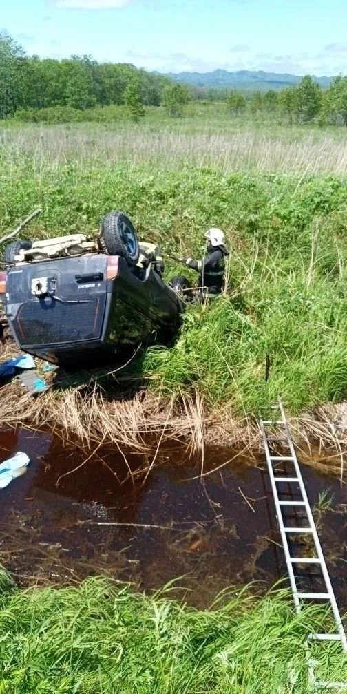💥 В Анивском районе пожарные помогли водителю опрокинувшейся Suzuki Escudo

На дороге Анива — Таран