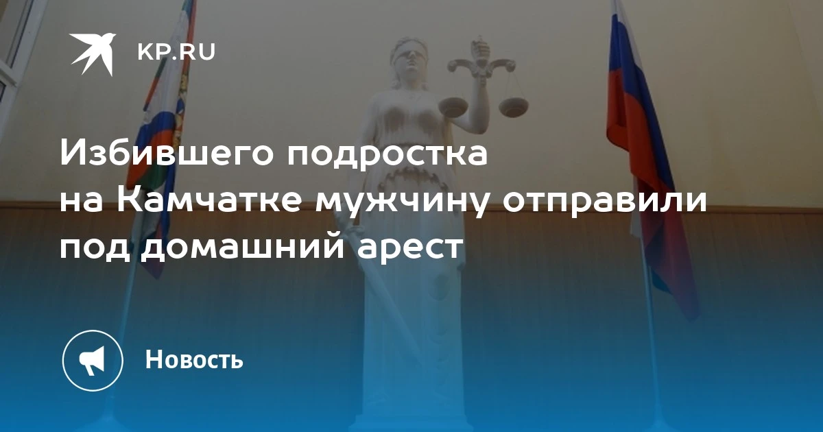 На Камчатке мужчину, избившего 16-летнего подростка, отправили под домашний арест.