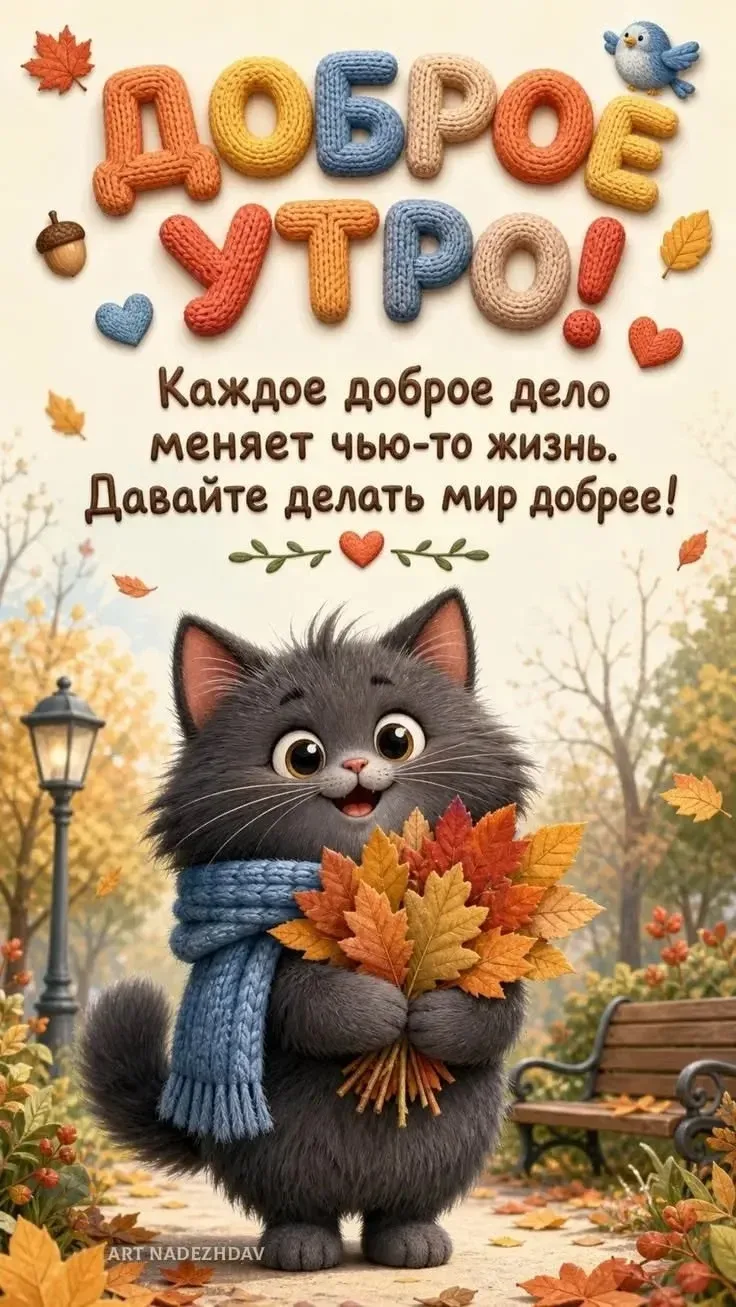 ДОБРОЕ УТРО 🍂☀️☕️