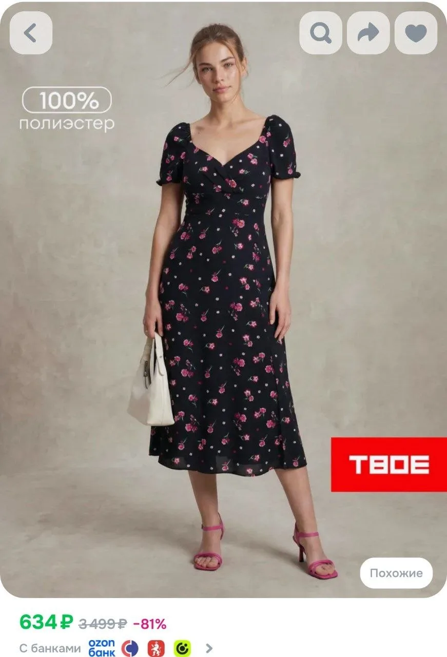 ⁣⁣⁣⁣⁣Платье ТВОЕ
