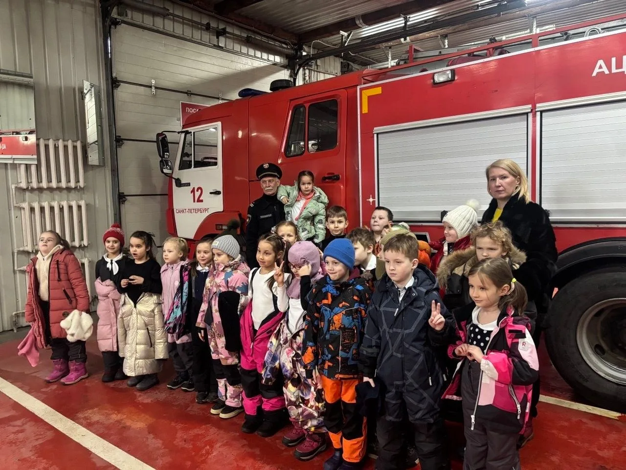 🚒Пожарно-спасательные отряды: главное за неделю   ⭐ПСО Выборгского района В гости к пожарным пришли 