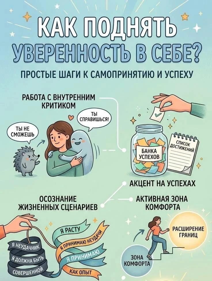 Как поднять уверенность в себе.