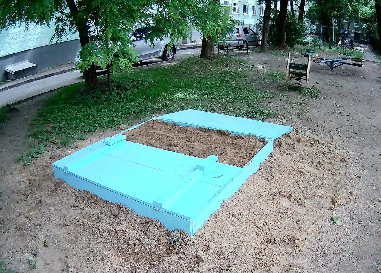 🎉Установили новую песочницу для детей 🏡✨