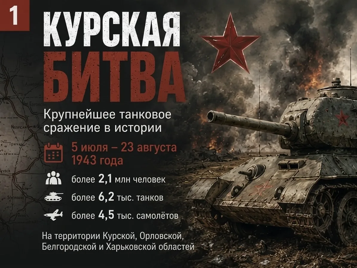 🌟 ПАТРИОТИЧЕСКИЙ КАЛЕЙДОСКОП: КУРСКАЯ БИТВА