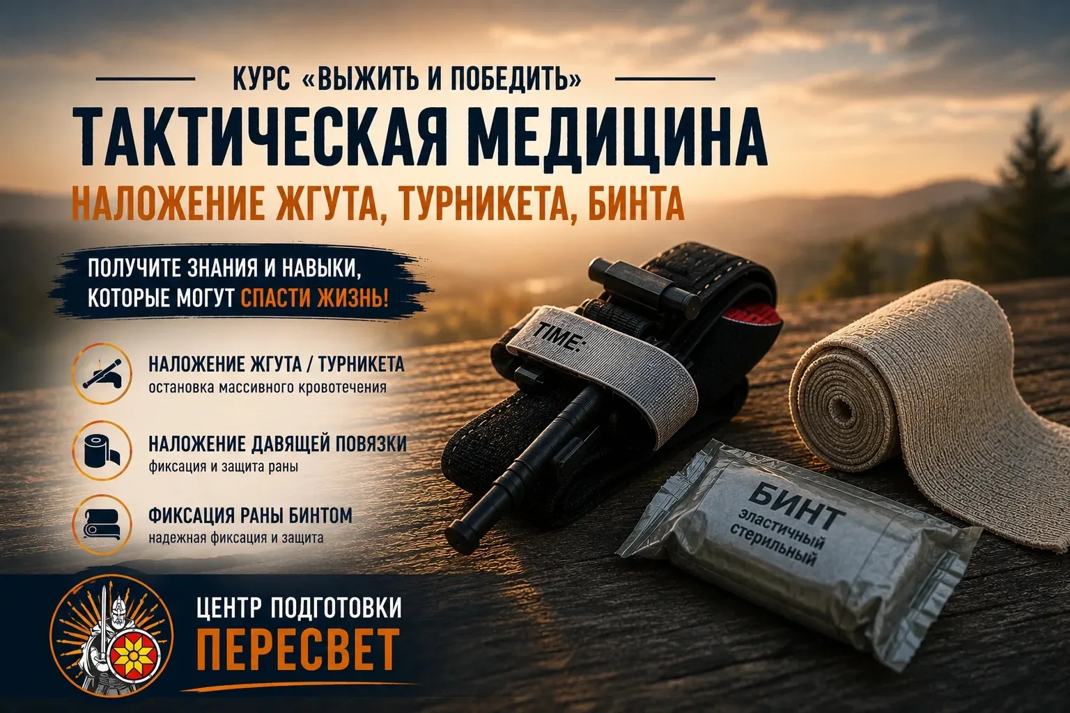 Приглашаем на очередное практическое занятие по выживанию и тактической подготовке от центра подгото