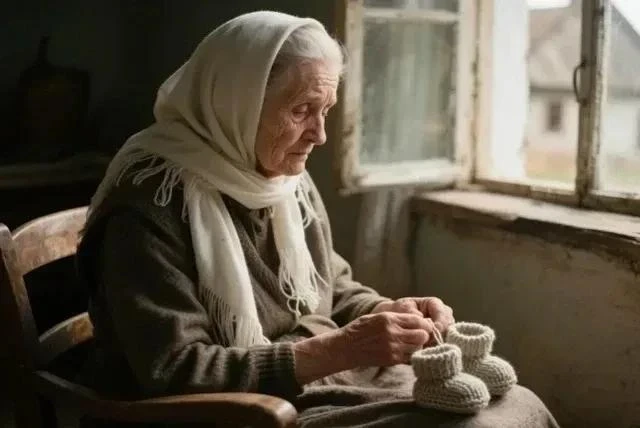 В каждом селе есть свой маяк. 
У нас в Заречье это была баба Маша в окошке своей избушки.
Сколько я 