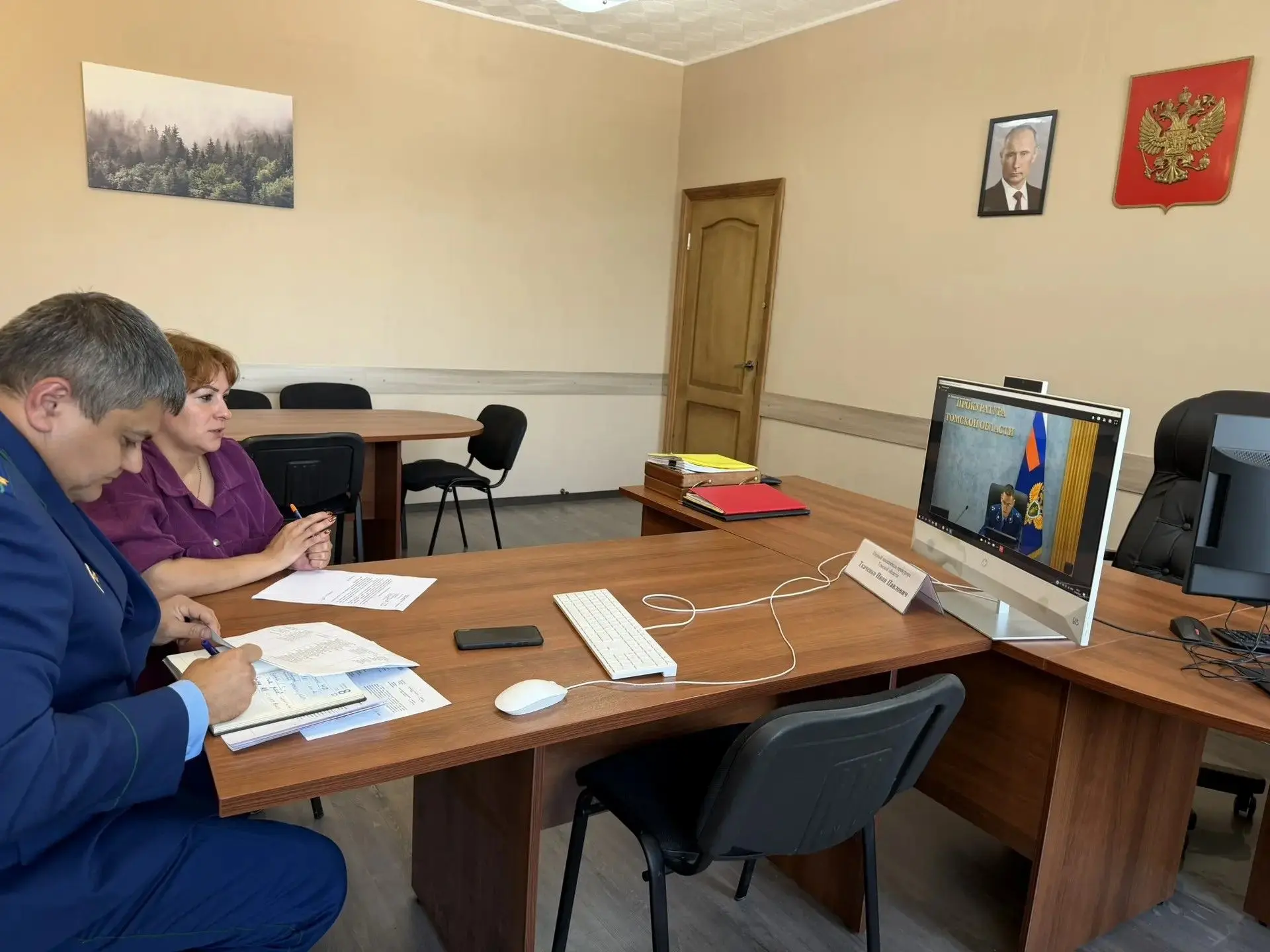 📝Первый заместитель прокурора Томской области Иван Ткаченко провел личный прием жителе...