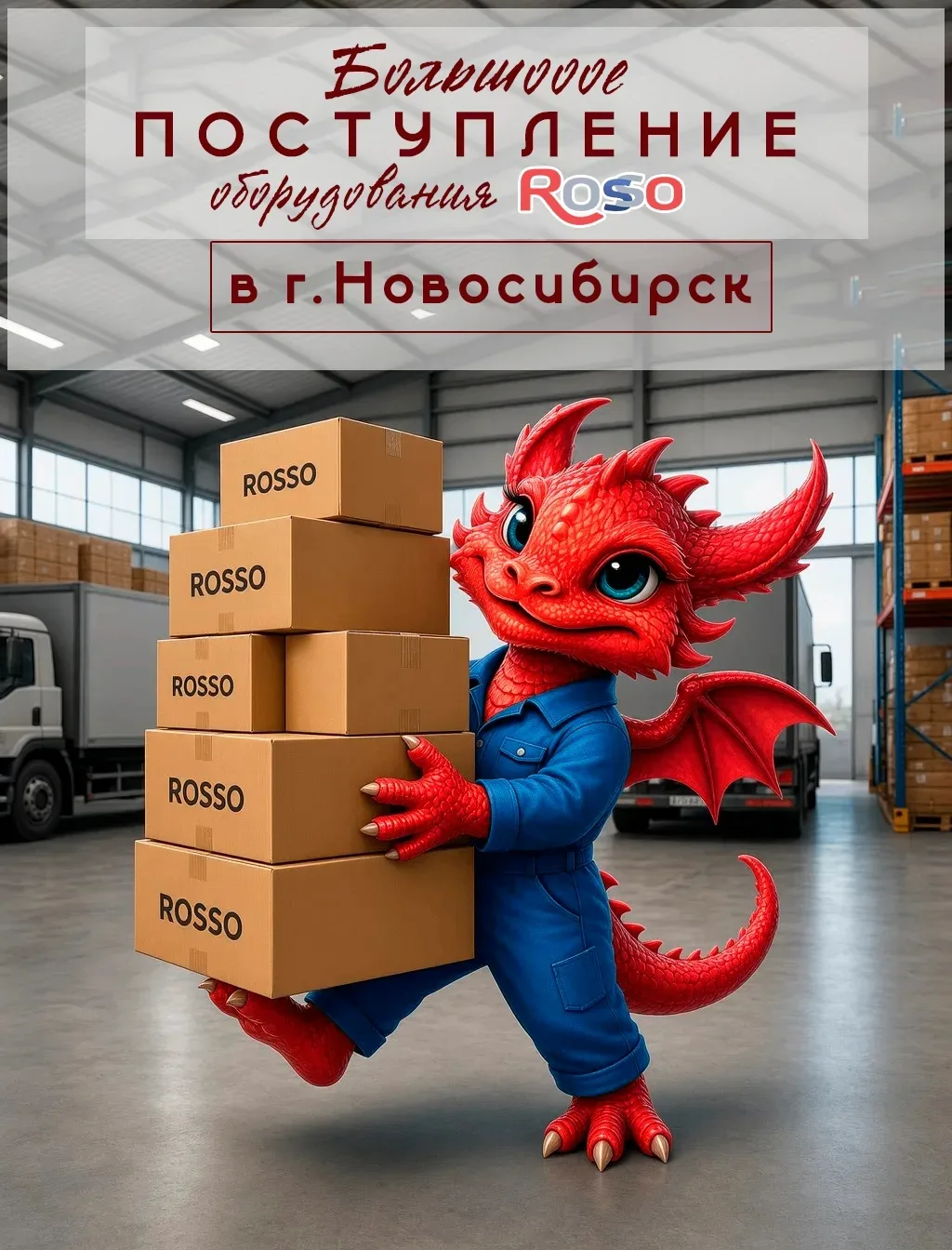 📦 БОЛЬШОЕ ПОСТУПЛЕНИЕ  ROSSO на склад в НОВОСИБИРСКЕ.