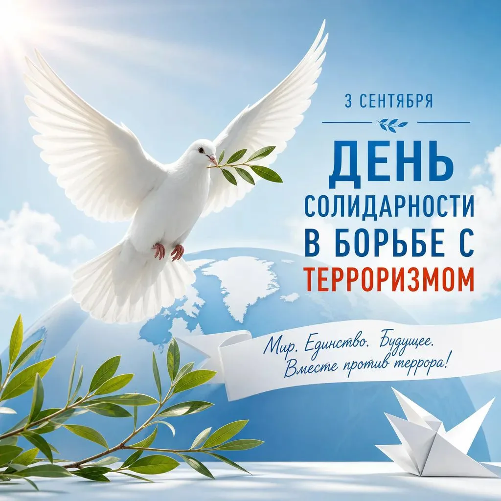 🕯 3 сентября — День солидарности в борьбе с терроризмом. 🕯