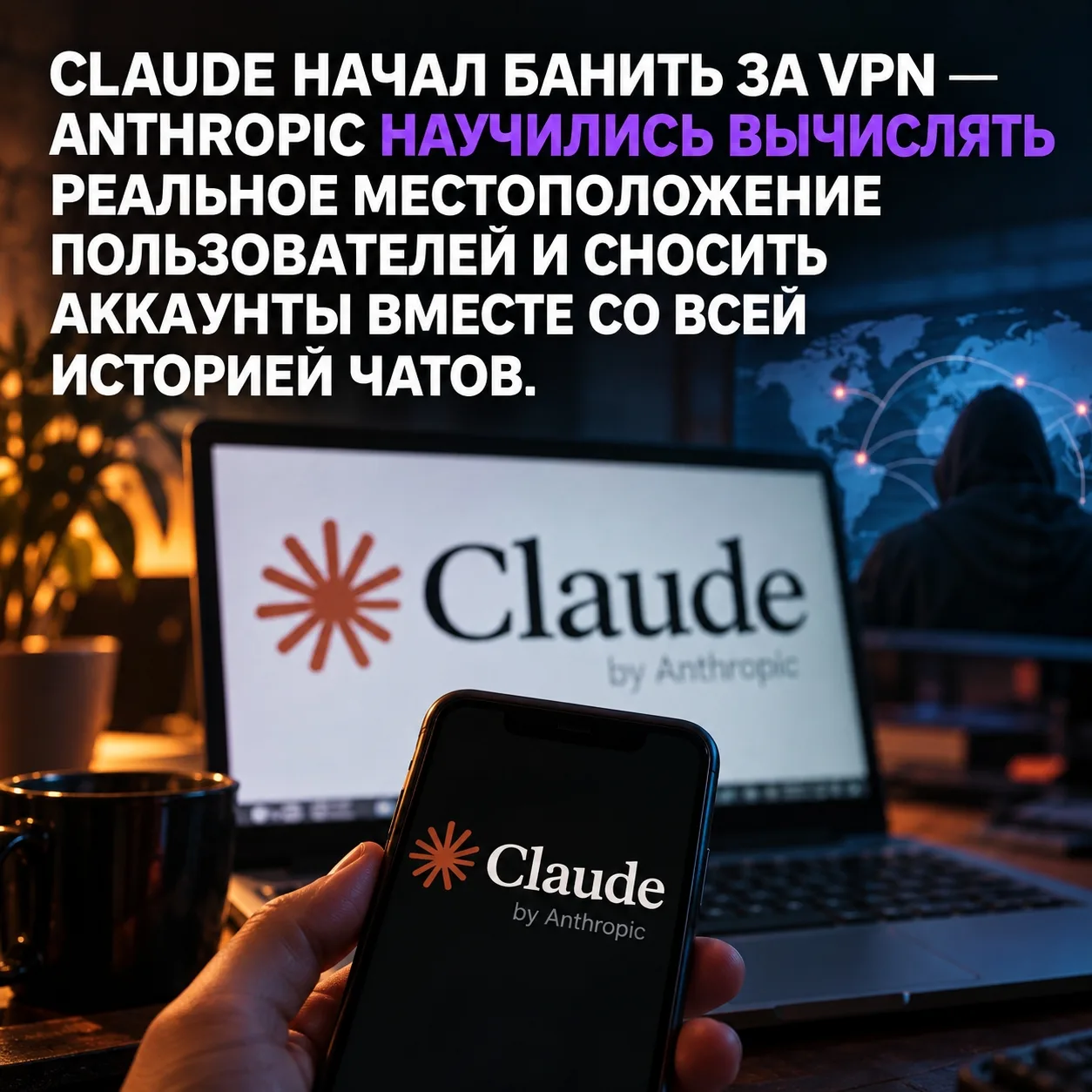 Первыми под раздачу попали китайцы: они годами заходили в Claude через Сингапур и други...