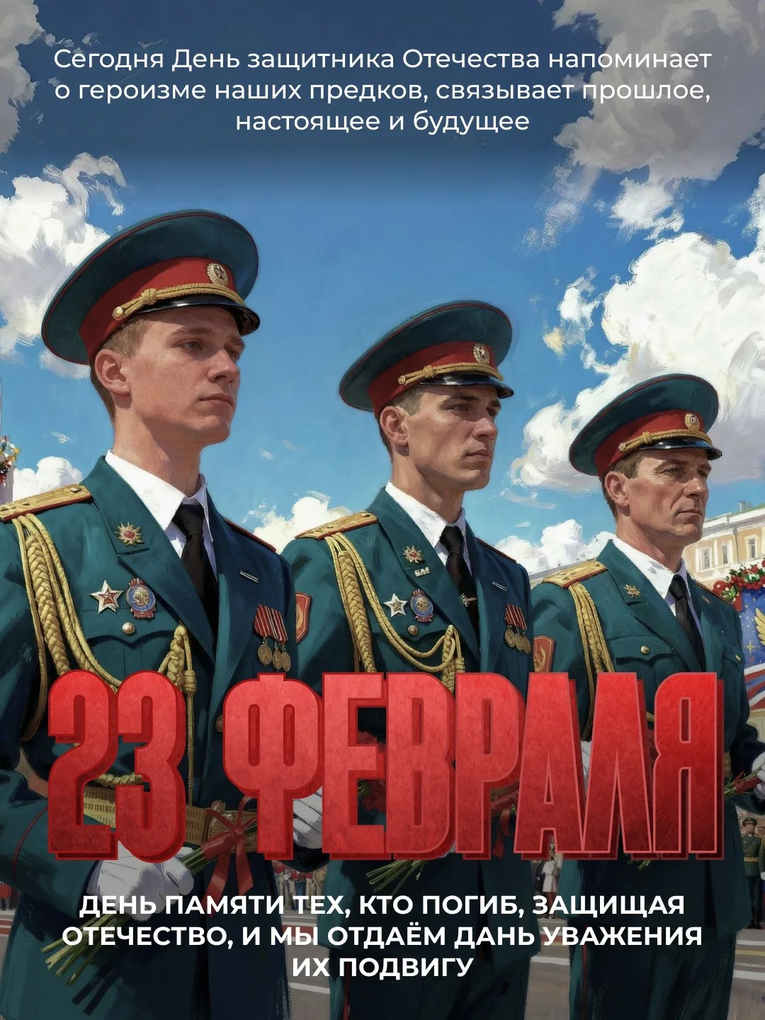 История Дня защитника Отечества — история страны 🇷🇺 
Этот праздник сохранил главную суть — уважени
