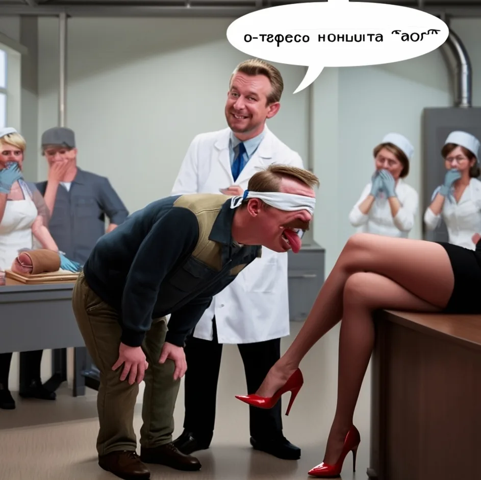 Мужчина пришел устраиваться на мясокомбинат на должность дегустатора. Ему долго отказывали, но он на