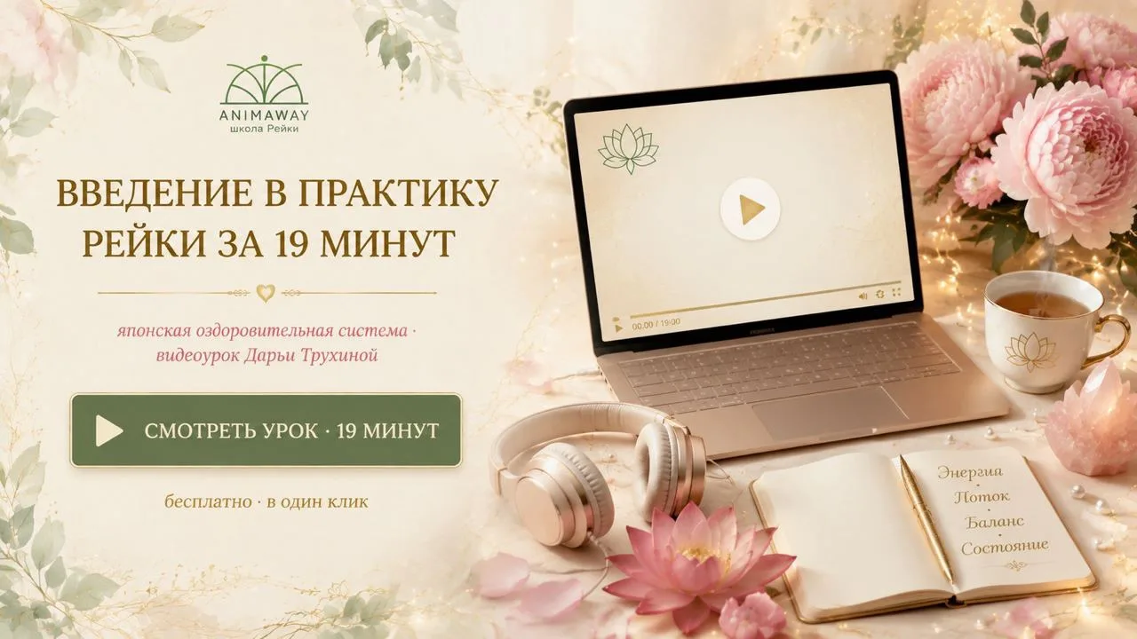 Введение в практику Рейки за 19 минут ✨

Вижу, что часть из вас уже опытные целители, а часть лишь н