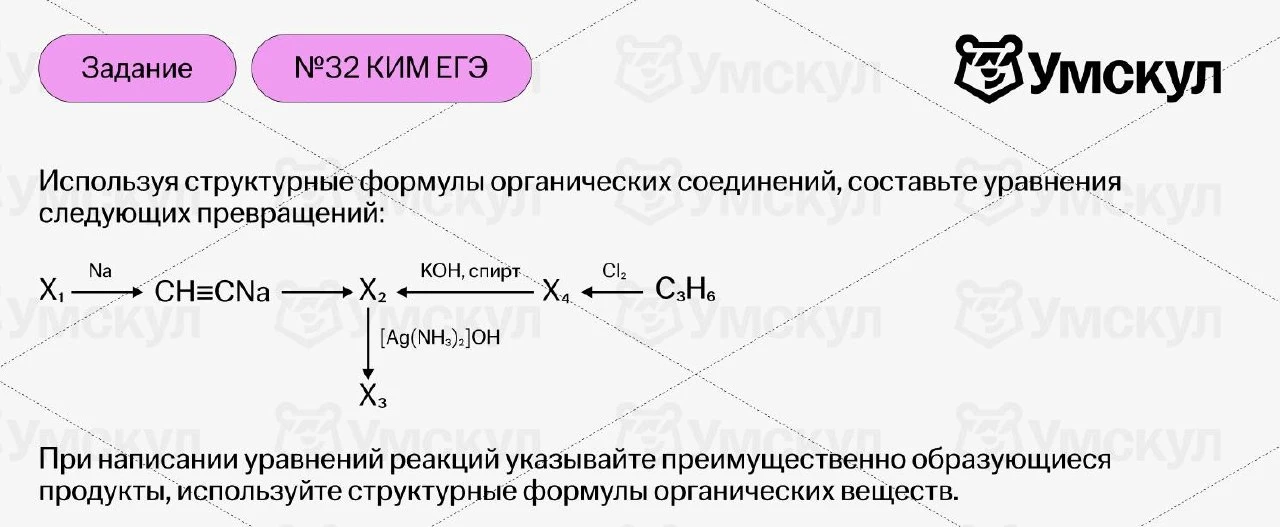 ловите прикольную органическую цепочку в задании 32

сможете решить?