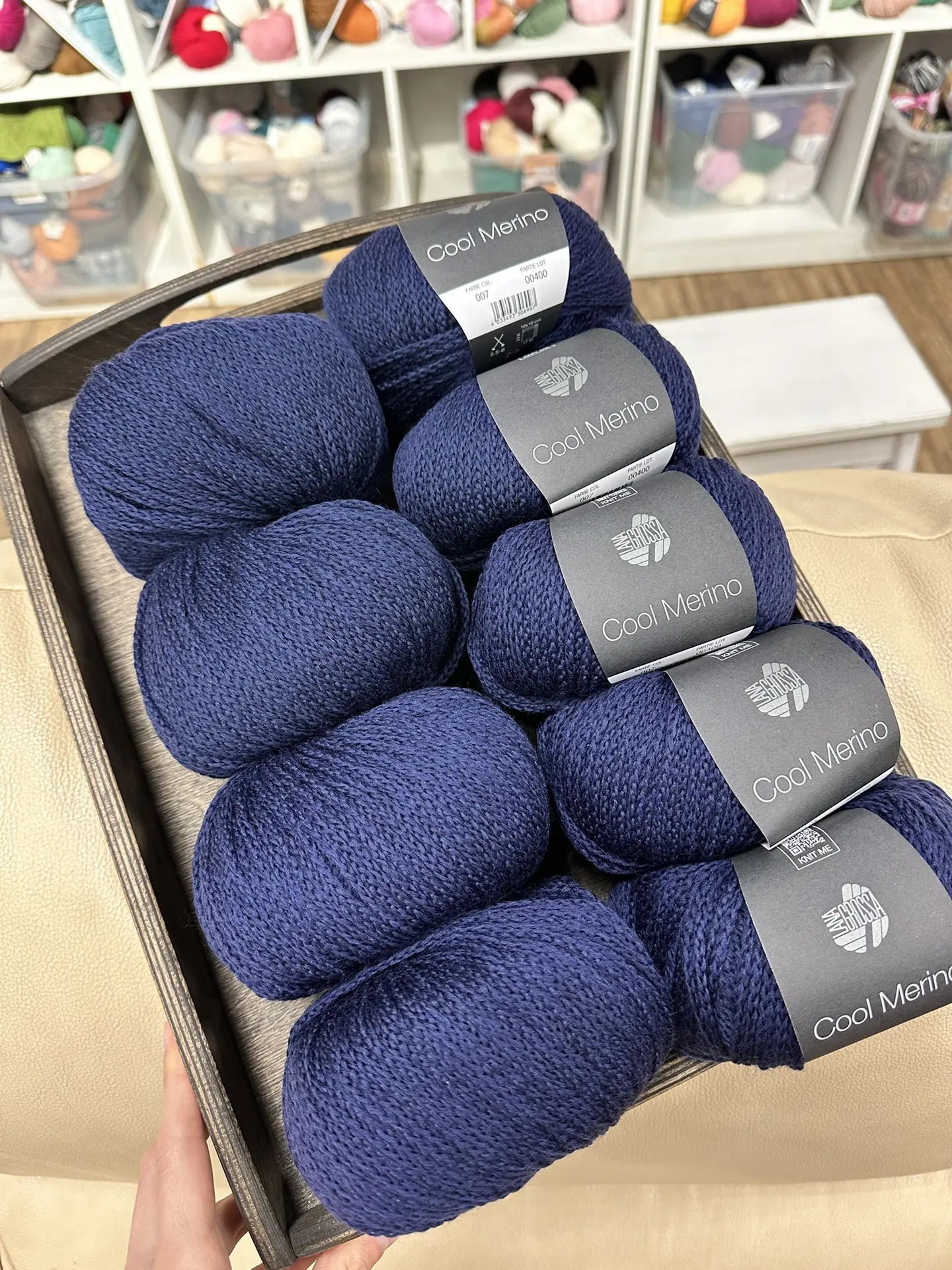 ПАЛАНТИН ИЗ ПРЯЖИ LANA GROSSA COOL MERINO + FARFALLA /