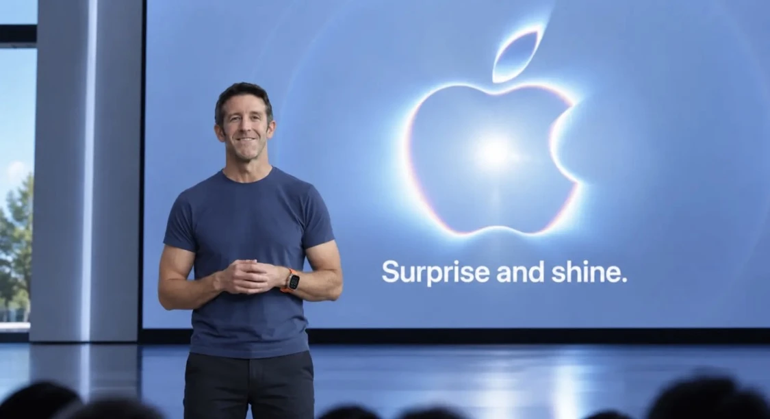 Apple 🍏 начала презентацию Surprise and Shine.