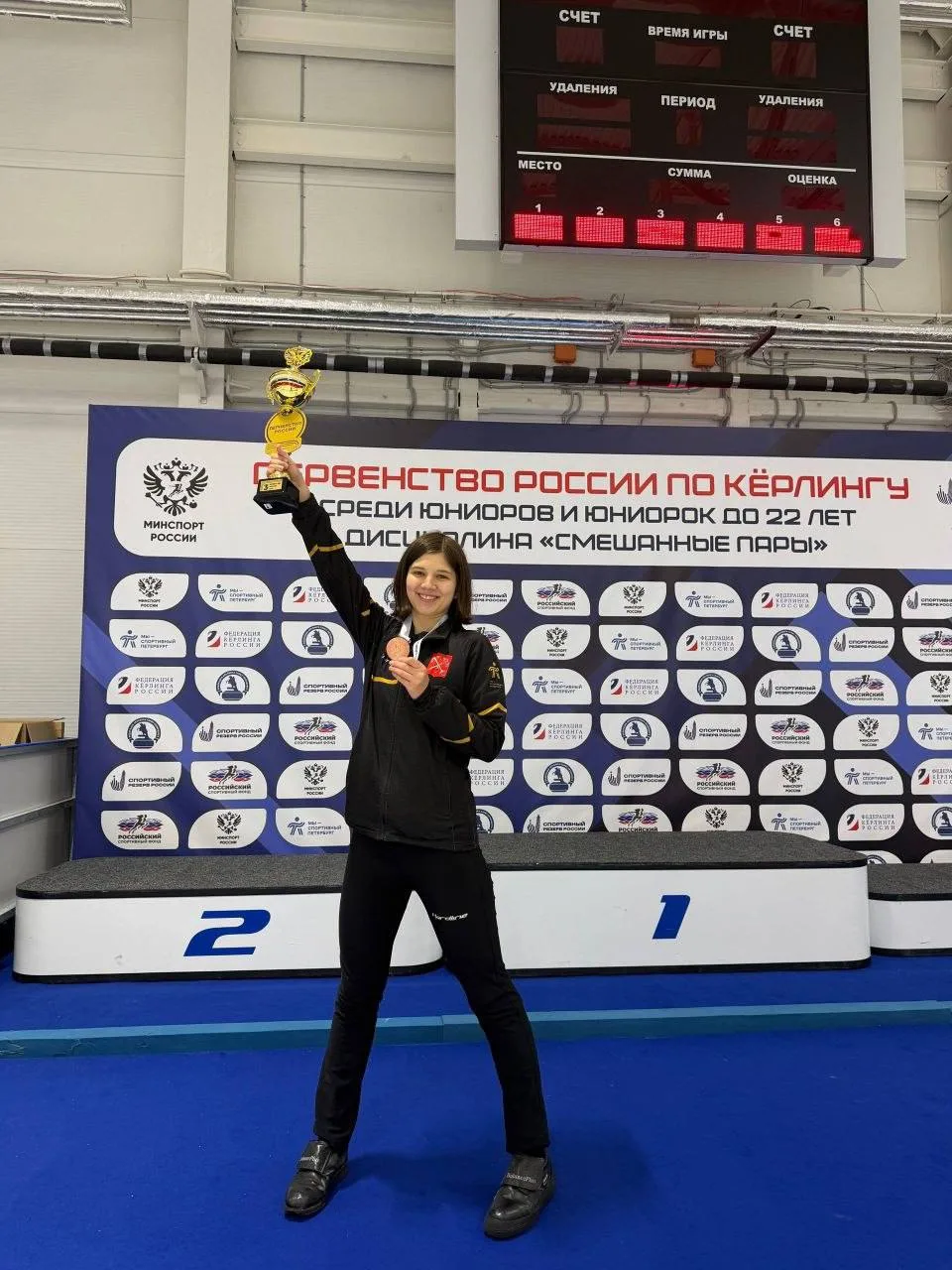 🥉 Мария Новикова — бронзовый призёр Первенства России по кёрлингу!