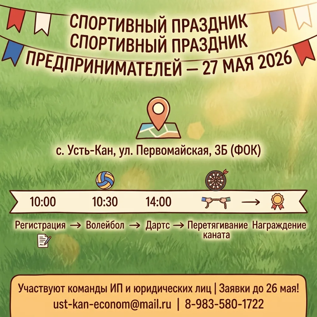 📌 ПРИГЛАШАЕМ ПРЕДПРИНИМАТЕЛЕЙ ПРИНЯТЬ УЧАСТИЕ В СПОРТИВНЫХ СОРЕВНОВАНИЯХ, ПОСВЯЩЕННЫХ ...