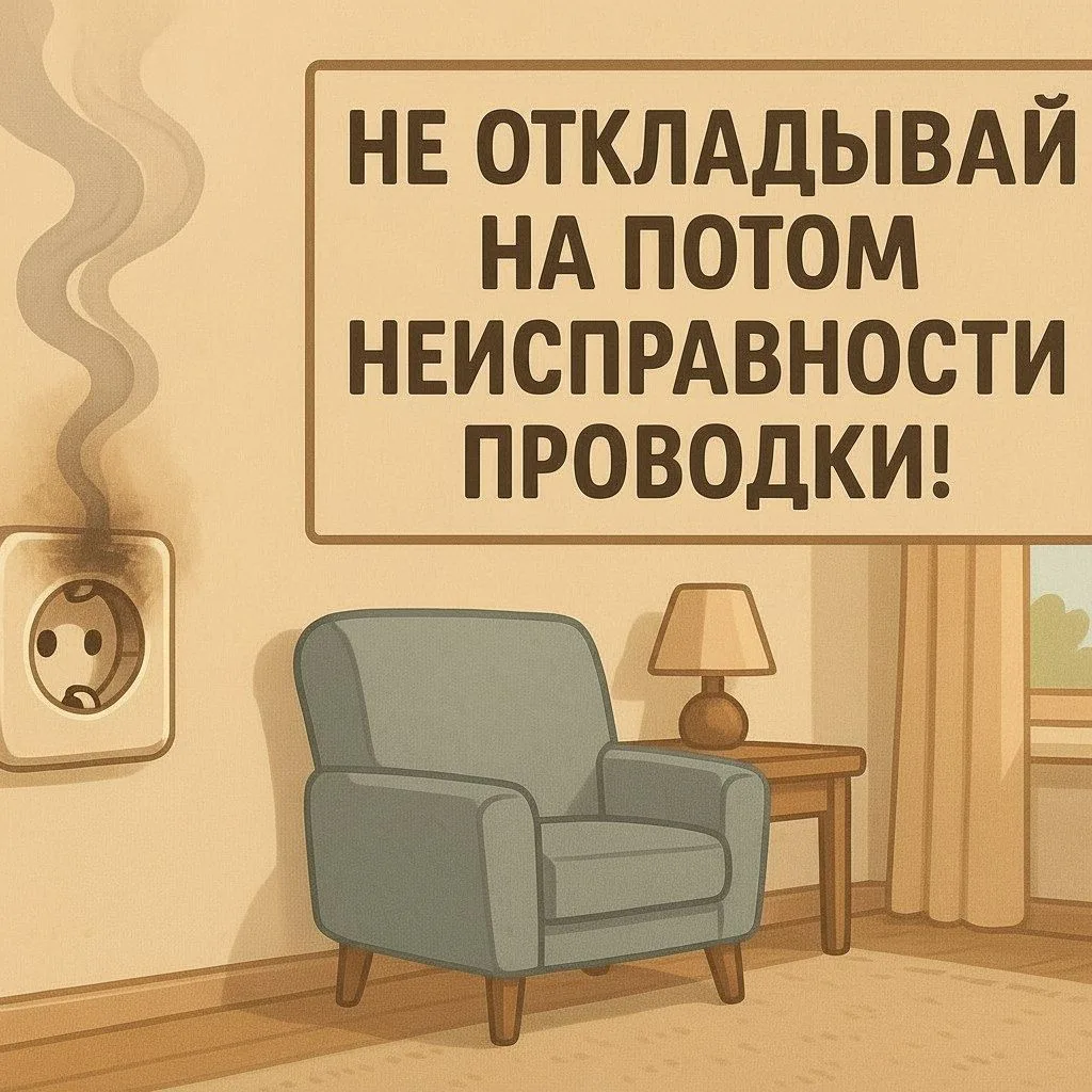 🔥Бытовой пожар из-за неисправной проводки — одна из самых распространённых причин возгораний в жилы