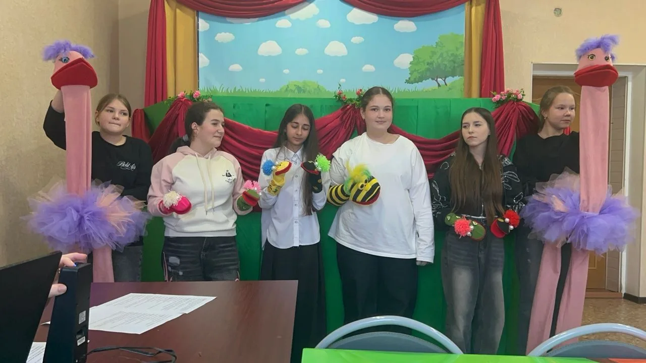 🎭27 марта, в СДК пос. Радуга, состоялось Театрализованное представление детской студии...