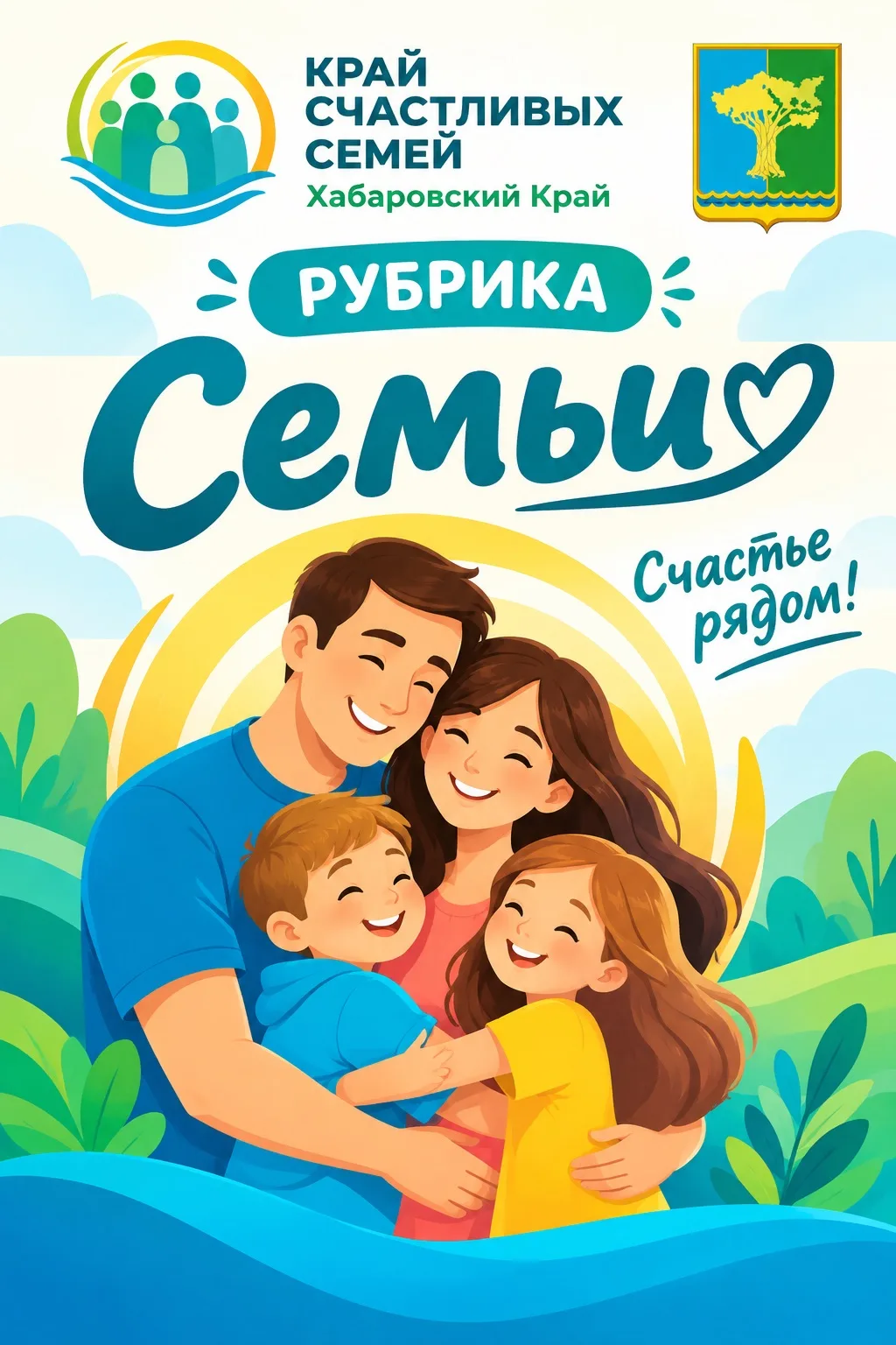 💚 Запускаем новую еженедельную рубрику «Семья - счастье рядом»!