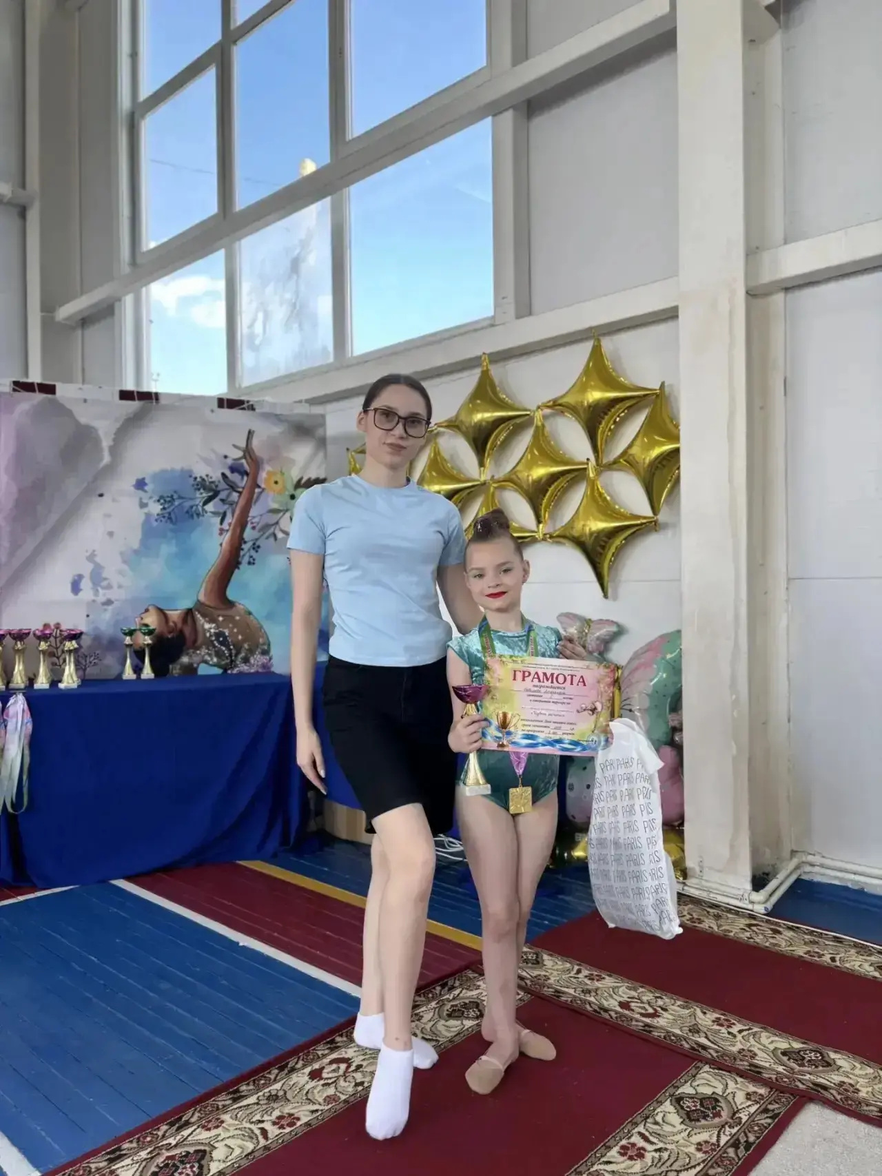 Савельева Александра, ученица 1 «К» класса, приняла участие в турнире по художественной гимнастике «