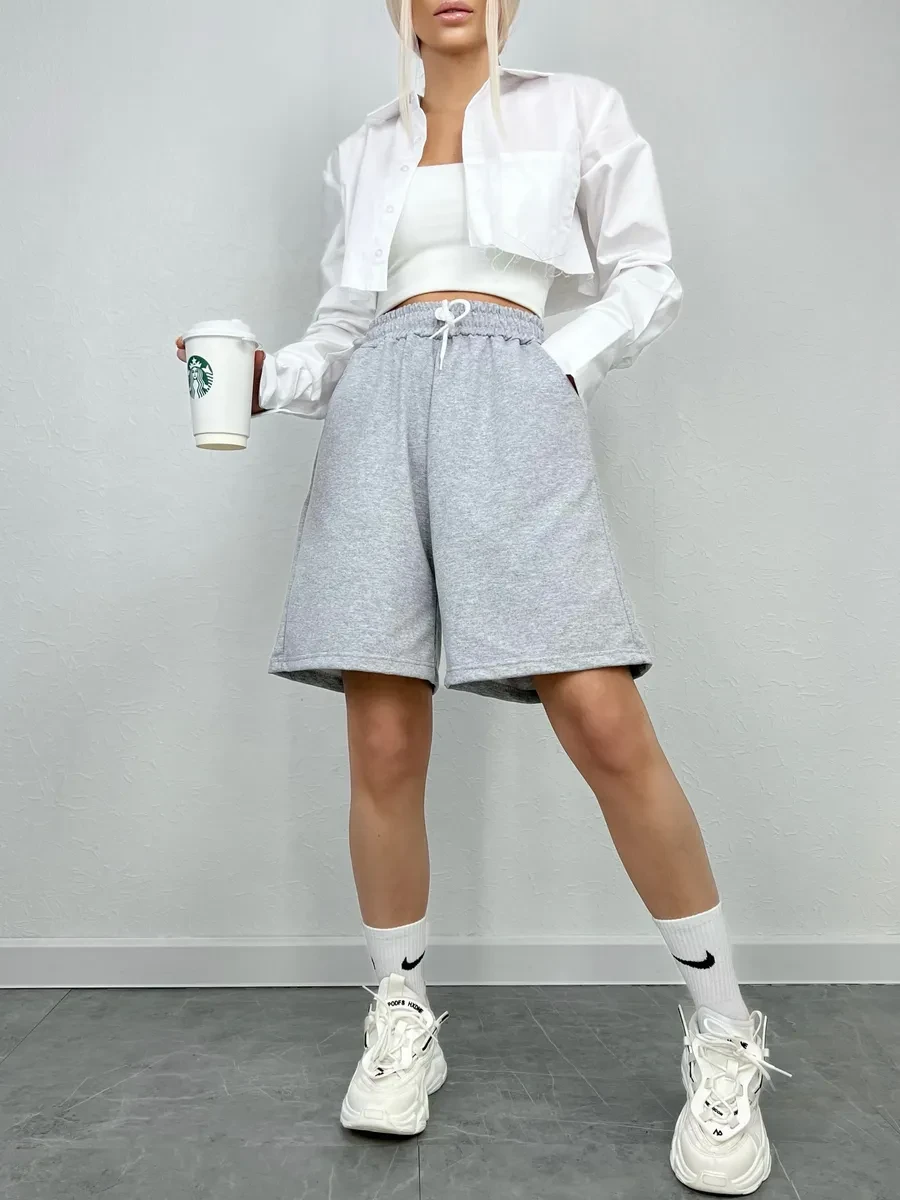 ⚡️ Шорты спортивные оверсайз бермуды, F.E. Shop