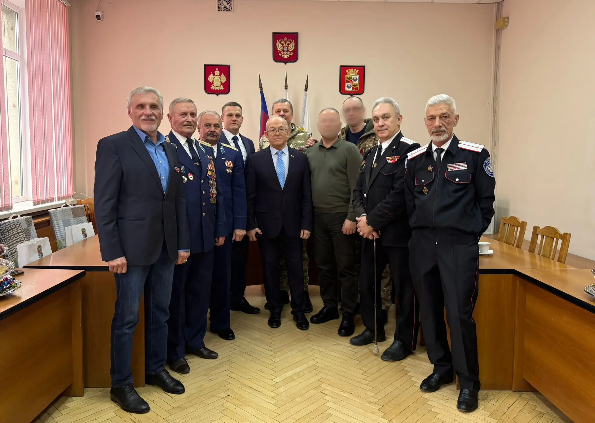 В Западном округе поздравили ветеранов боевых действий