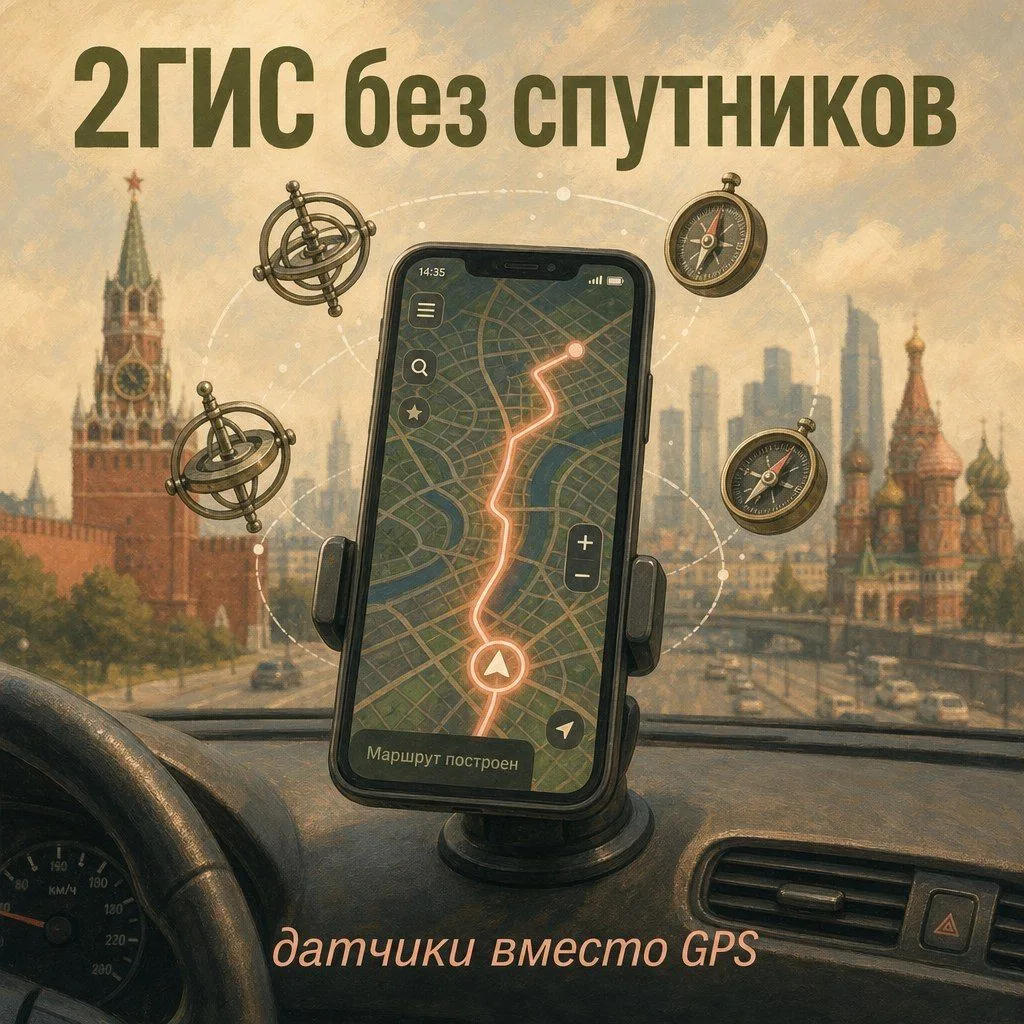 2ГИС научился ездить без спутников

Москва уже пару лет как живёт с глушением GPS в центре: стоит по