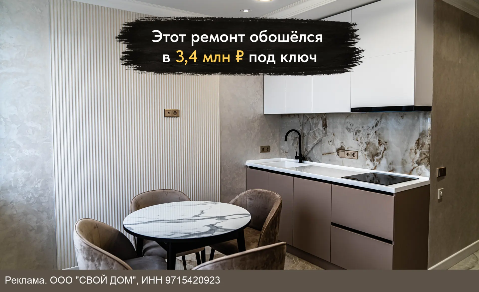 25 000 ₽ за м² — это ещё не стоимость ремонта