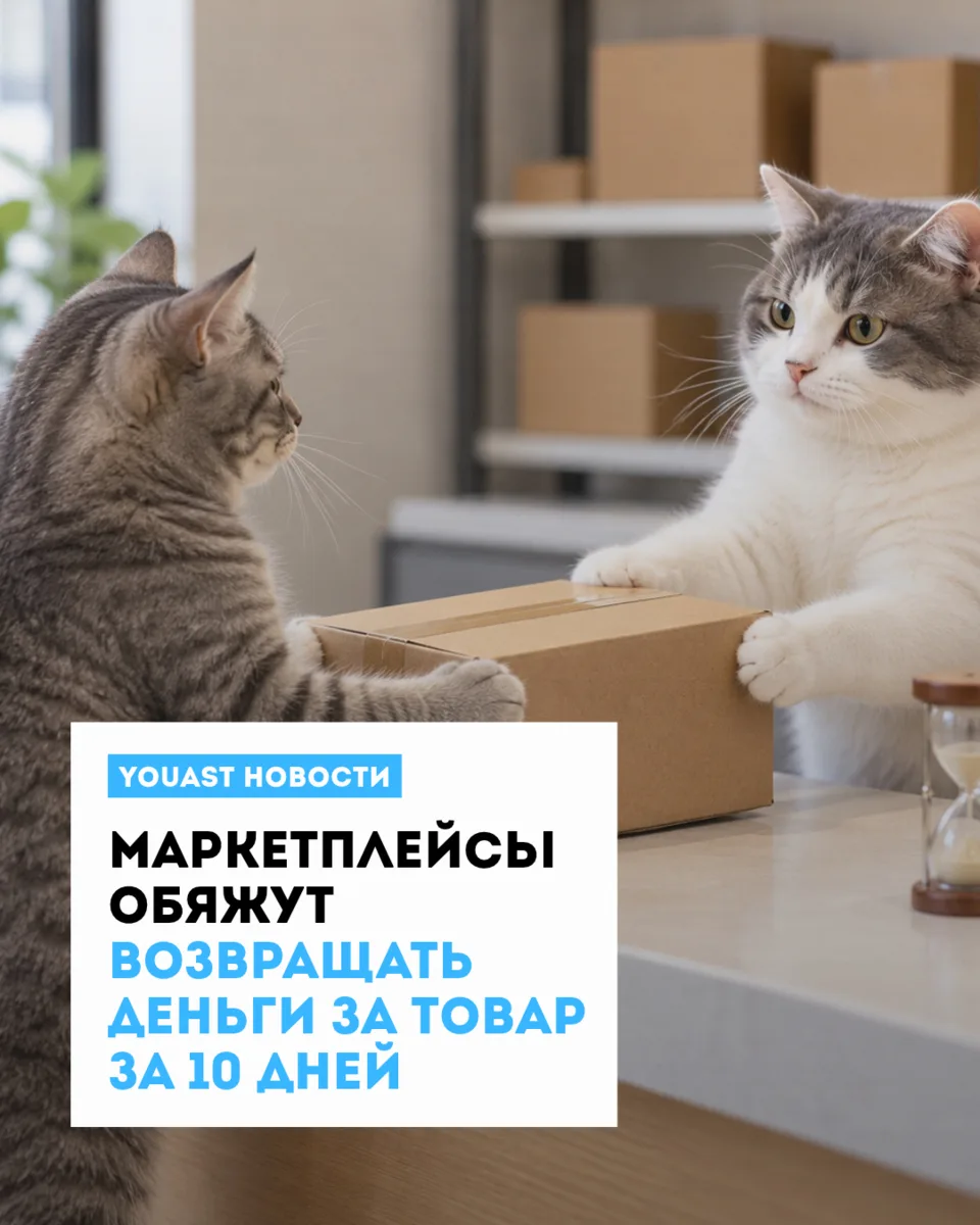С 1 октября для возврата денег с маркетплейсов установят единый срок