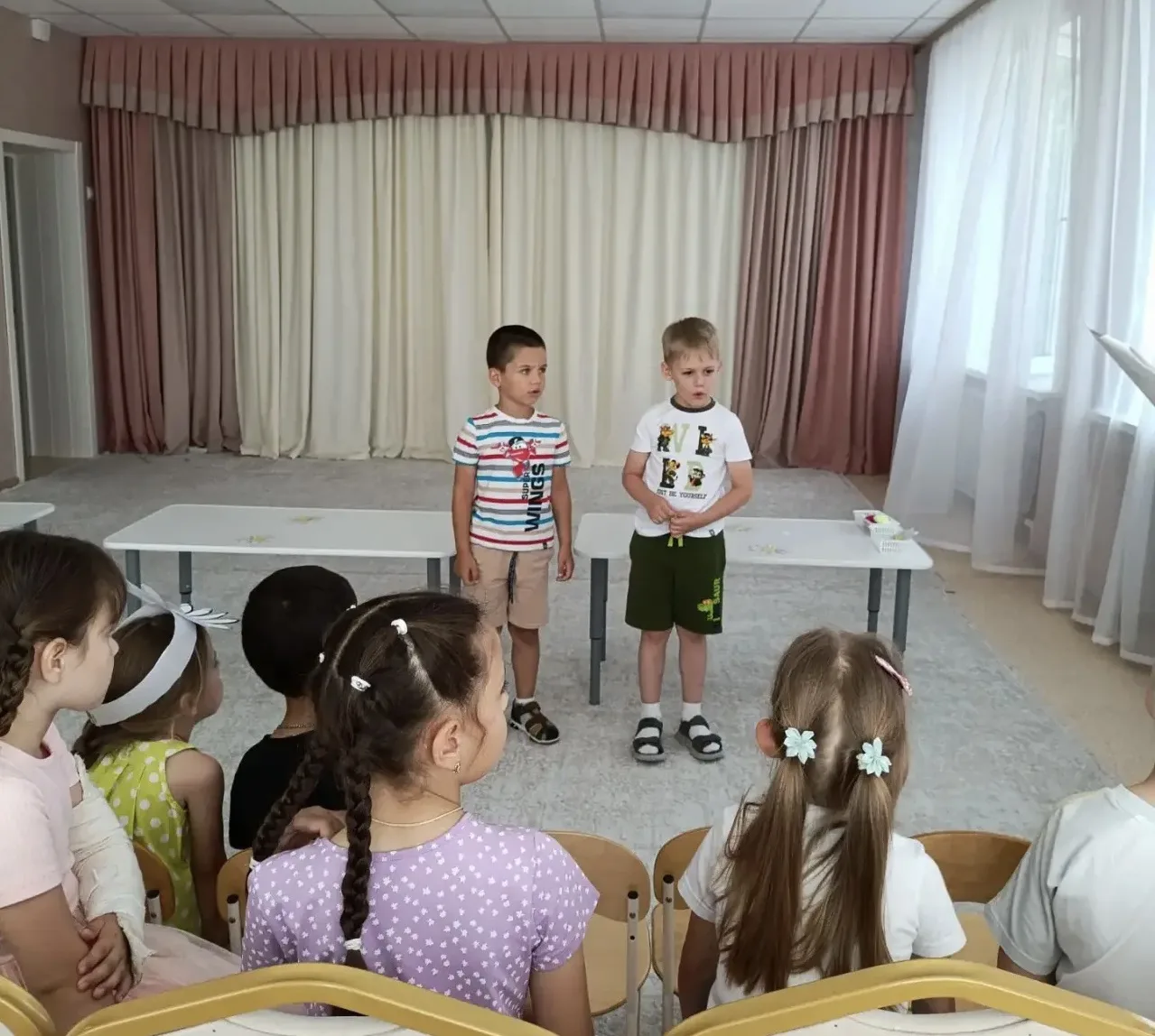 👪  9 июля в нашем детском саду для воспитанников старших групп прошло мероприятие, посвященное семе