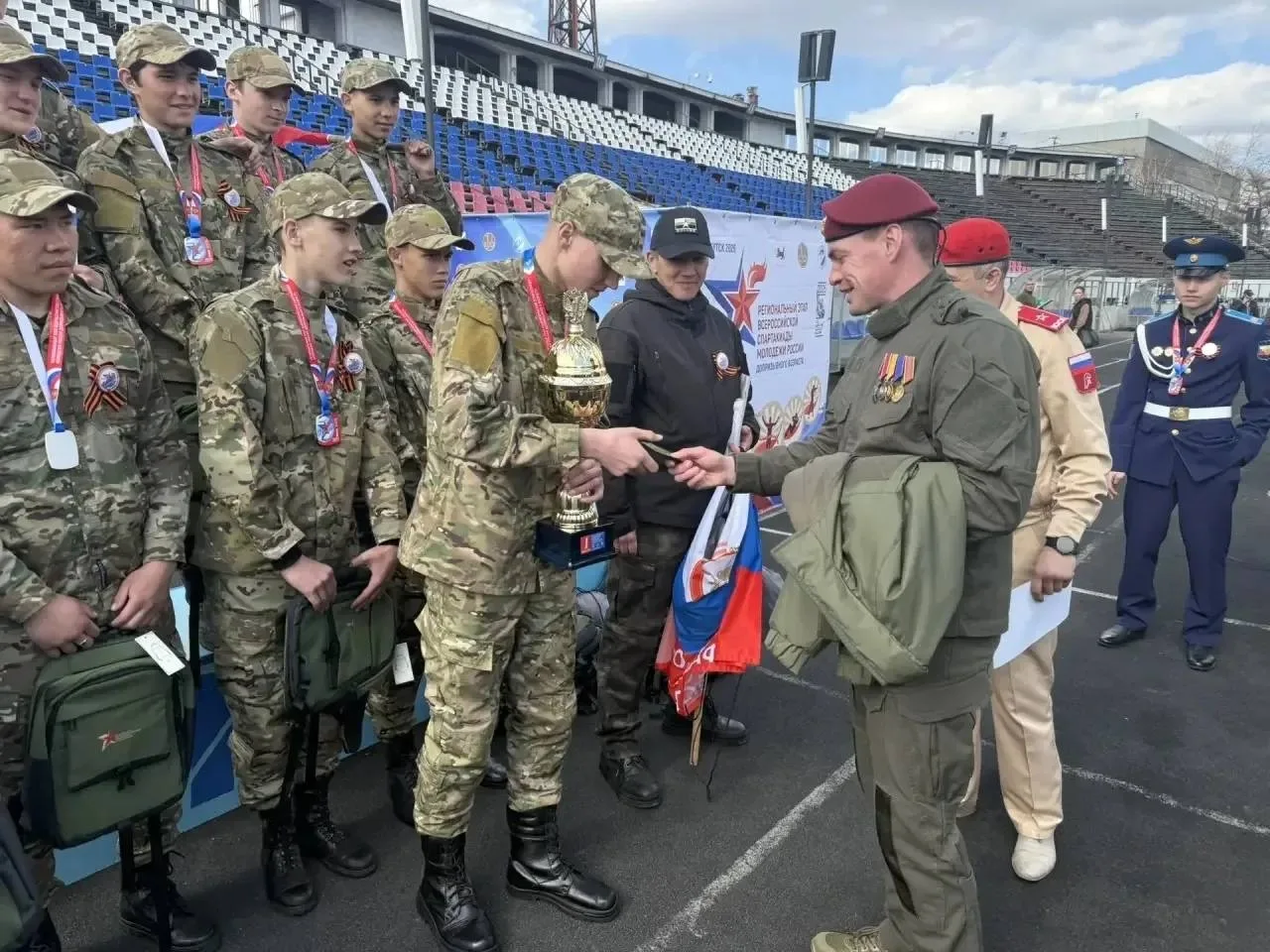 ✔️ В Иркутске завершился областной этап спартакиады допризывной молодёжи, который собра...